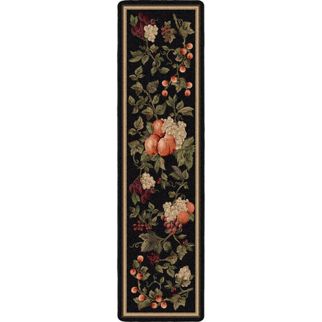 American Dakota Fruit Reserve Black Rug