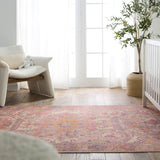 Jaipur Label J Elanor GAR05 Medallion Pink and Purple Rug