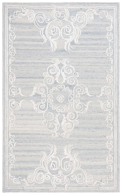 Safavieh Glamour Glm604G Silver/Ivory Area Rug