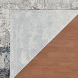 Amer Hamilton HAM-1 Beige / Indigo area rug - back view