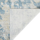Amer Hamilton HAM-2 Ivory / Blue area rug - back view