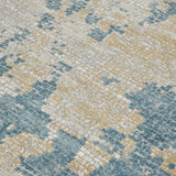 Amer Hamilton HAM-2 Ivory / Blue area rug - close-up view