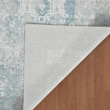 Amer Hamilton HAM-4 Gray / Blue area rug - back view