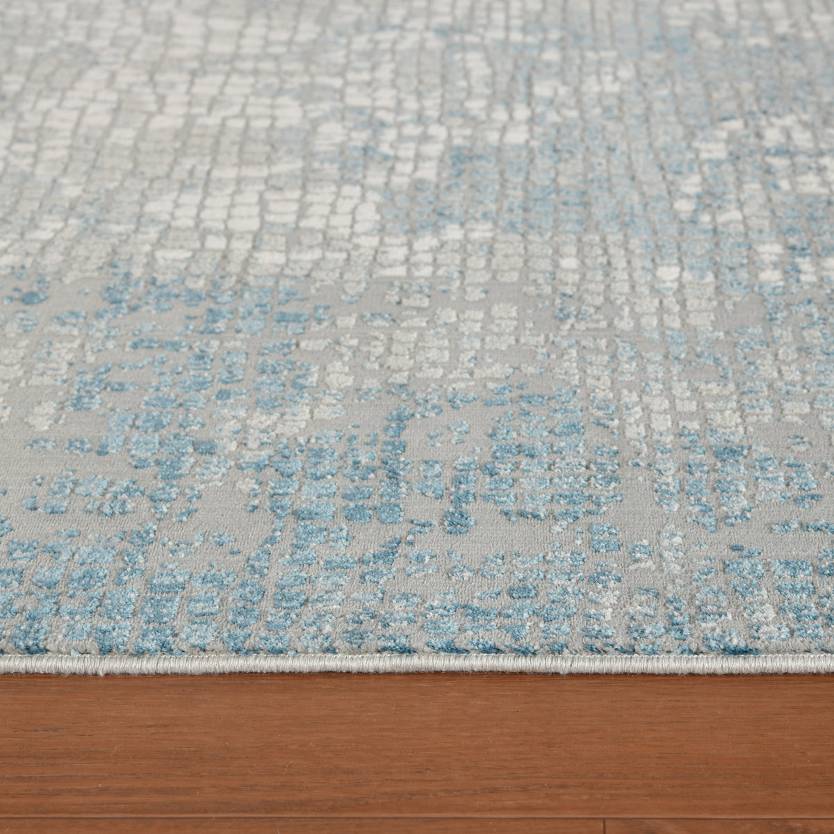 Amer Hamilton HAM-4 Gray / Blue area rug - profile view