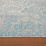 Amer Hamilton HAM-4 Gray / Blue area rug - profile view