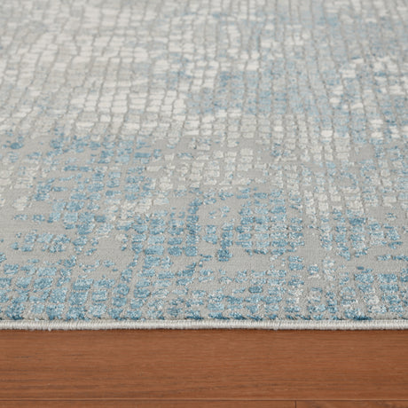 Amer Hamilton HAM-4 Gray / Blue area rug - profile view