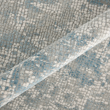 Amer Hamilton HAM-4 Gray / Blue area rug - color swatch view