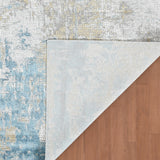 Amer Hamilton HAM-6 Gold / Blue area rug - back view