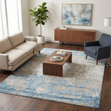 Amer Hamilton HAM-6 Gold / Blue area rug - lifestyle view