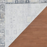 Amer Hamilton HAM-7 Ivory / Gold area rug - back view