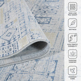 Amer Hamilton HAM-7 Ivory / Gold area rug - infographic view