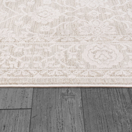 Dynamic Rugs Hamilton 10600 Power Loomed Traditional Cream Rug