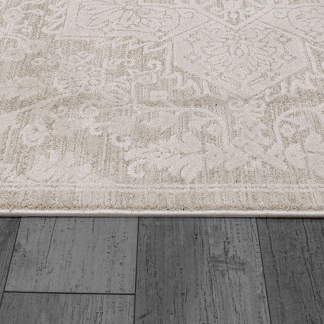 Dynamic Rugs Hamilton 10602 Power Loomed Traditional Cream Rug