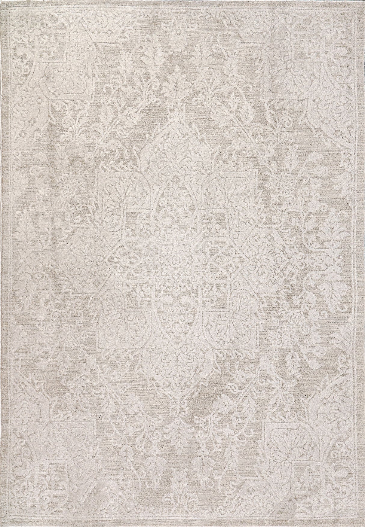 Dynamic Rugs Hamilton 10602 Power Loomed Traditional Cream Rug
