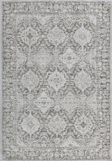 Dynamic Rugs Hamilton 10605 Power Loomed Traditional Grey/Dark Grey Rug