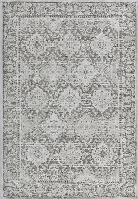 Dynamic Rugs Hamilton 10605 Power Loomed Traditional Grey/Dark Grey Rug