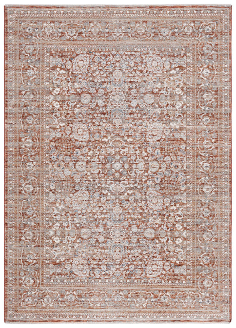 Safavieh Harlow Har163P Rust/Ivory Grey Rug.