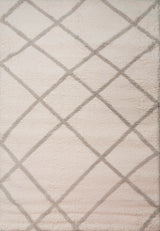 Dynamic Rugs Haven 19594 Power Loomed Modern Ivory/Grey Rug