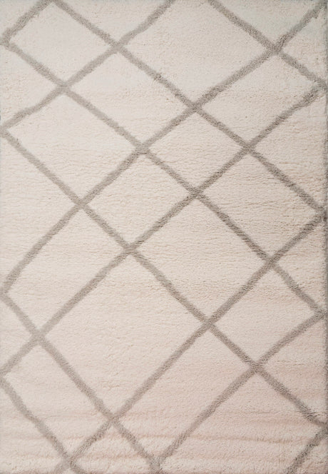 Dynamic Rugs Haven 19594 Power Loomed Modern Ivory/Grey Rug