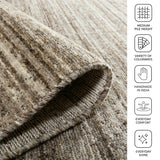 Amer Heaven HEA-23 Sand area rug - infographic view