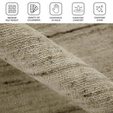 Amer Heaven HEA-3 Ivory area rug - infographic view