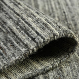 Amer Heaven HEA-6 Dark Gray area rug - rolled view