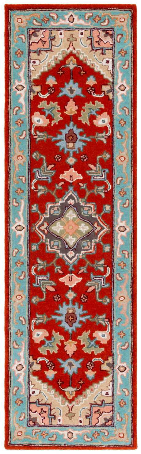 Safavieh Heritage Hg625R Red/Blue Rug.