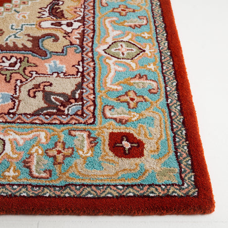 Safavieh Heritage Hg625R Red/Blue Rug.