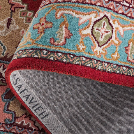 Safavieh Heritage Hg625R Red/Blue Rug.