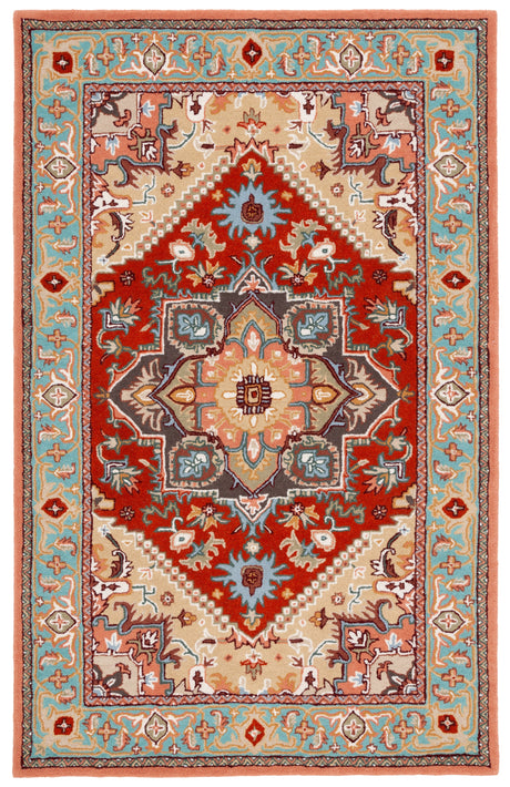 Safavieh Heritage Hg625U Red/Pink Rug.