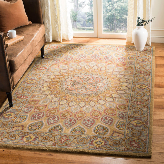 Safavieh Heritage Hg914A Light Brown / Grey Rugs.