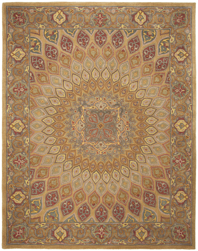 Safavieh Heritage Hg914A Light Brown / Grey Rugs.