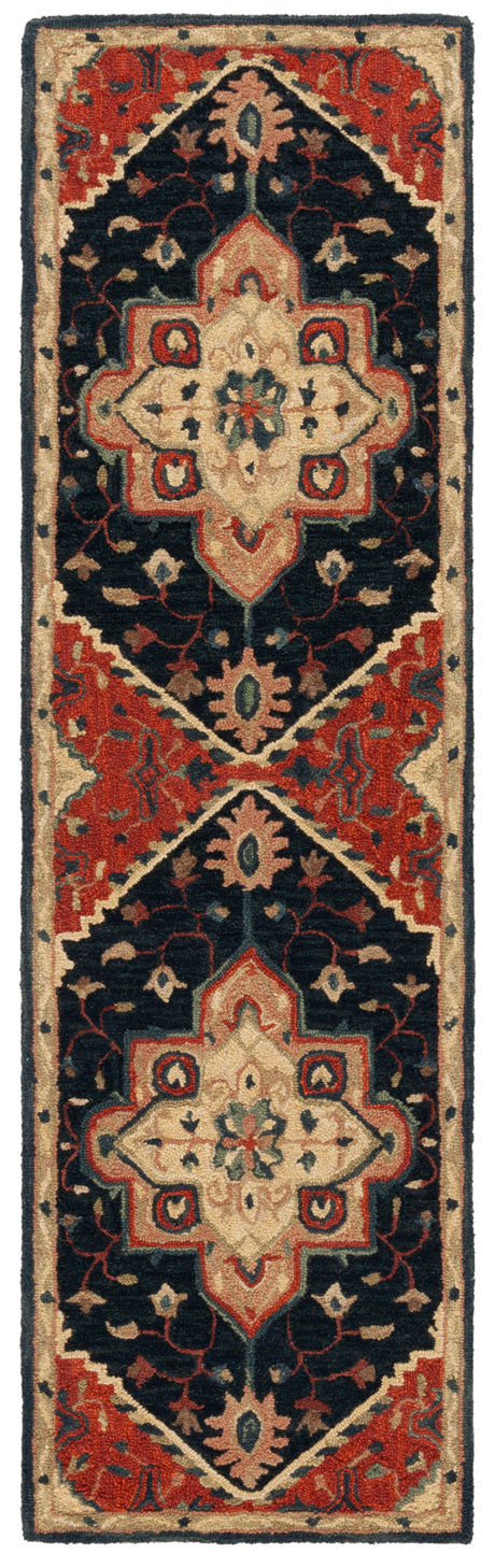 Safavieh Heritage Hg929N Navy/Red Rug.