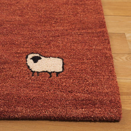 Safavieh Himalaya Him451P Rust Rug.