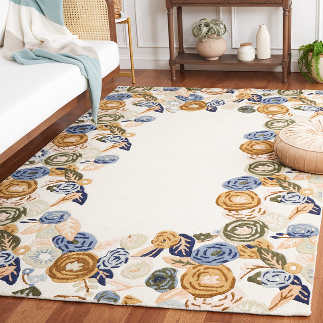 Safavieh Chelsea Hk292A Ivory/Blue Area Rug