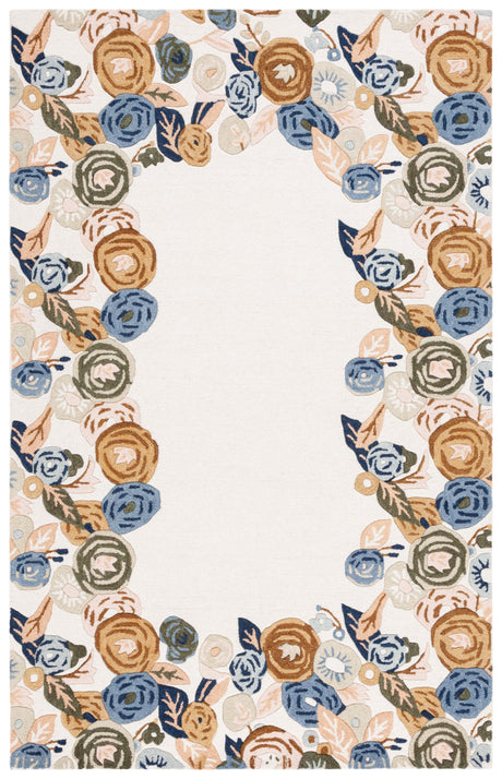 Safavieh Chelsea Hk292A Ivory/Blue Area Rug