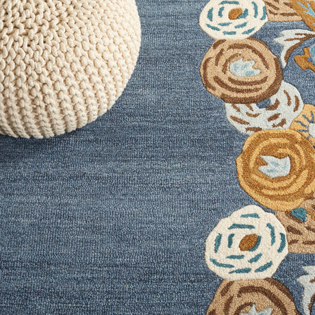 Safavieh Chelsea Hk292M Blue/Ivory Area Rug