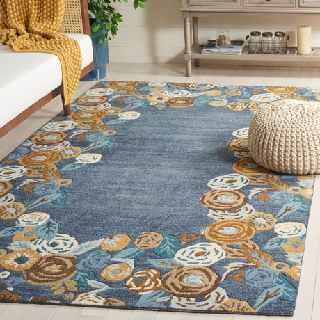 Safavieh Chelsea Hk292M Blue/Ivory Area Rug