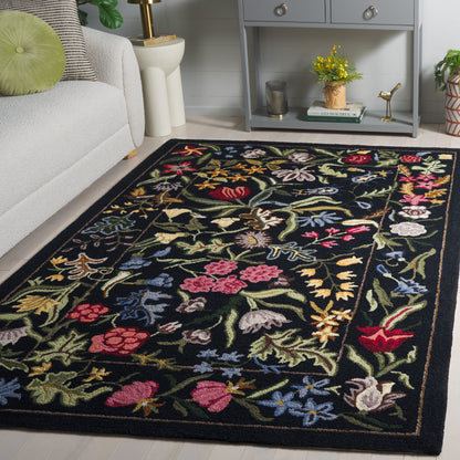 Safavieh Chelsea Hk335Z Black/Pink Area Rug