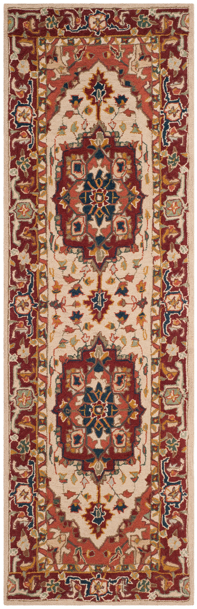 Safavieh Chelsea Hk709A Red/Ivory Area Rug