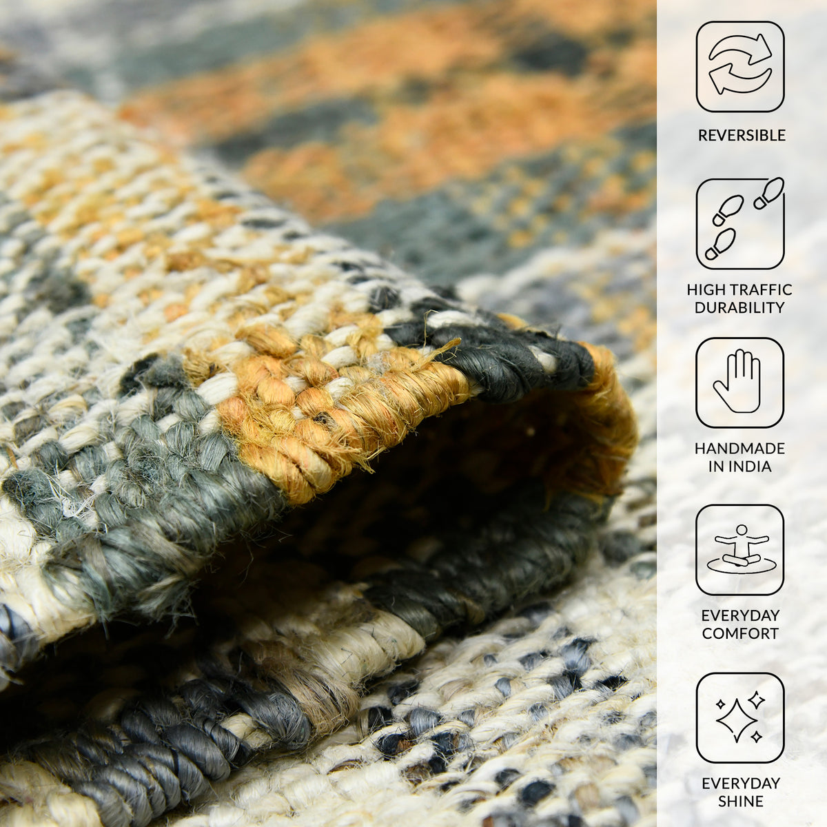 Amer Hampton HMP-1 Olive area rug - infographic view