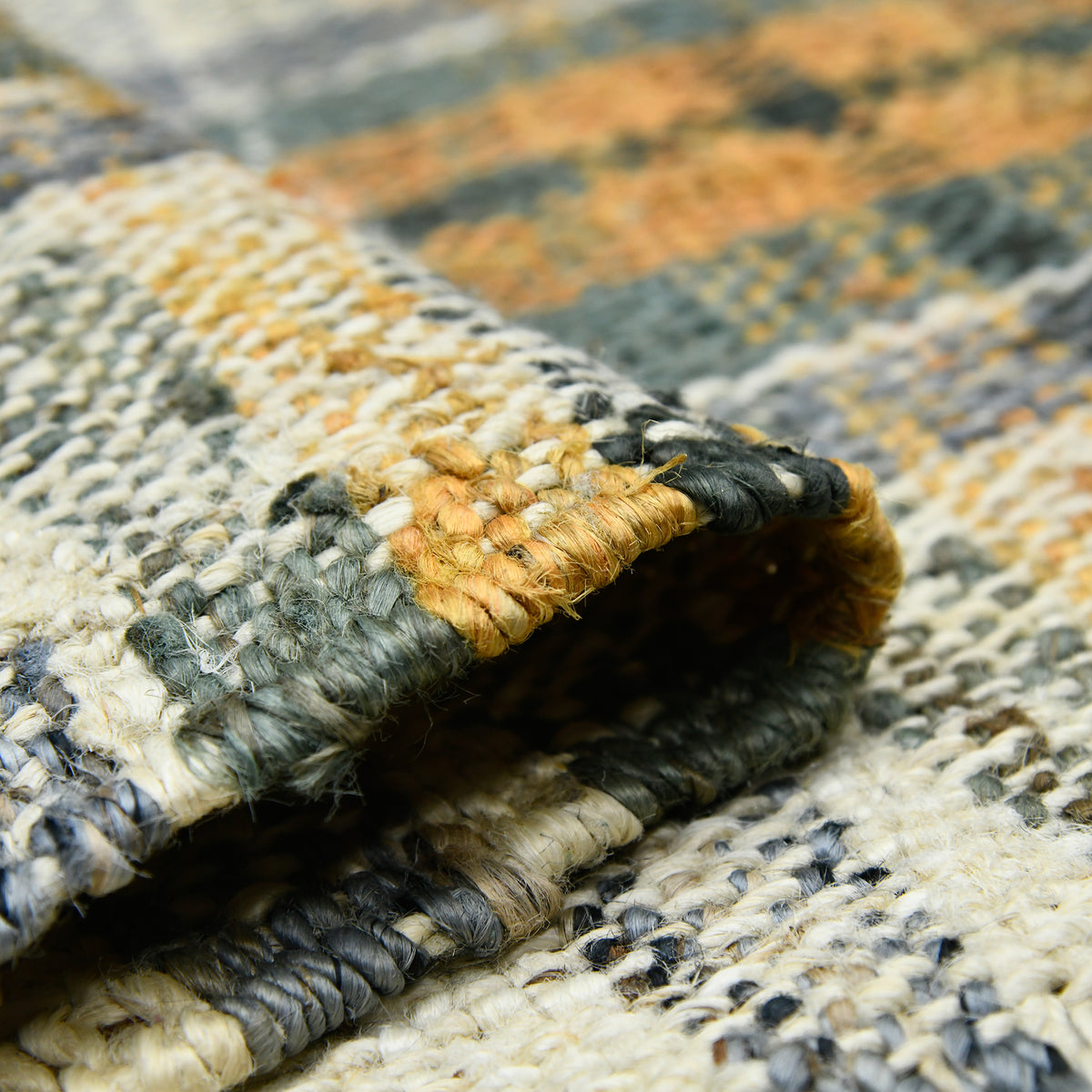 Amer Hampton HMP-1 Olive area rug - rolled view