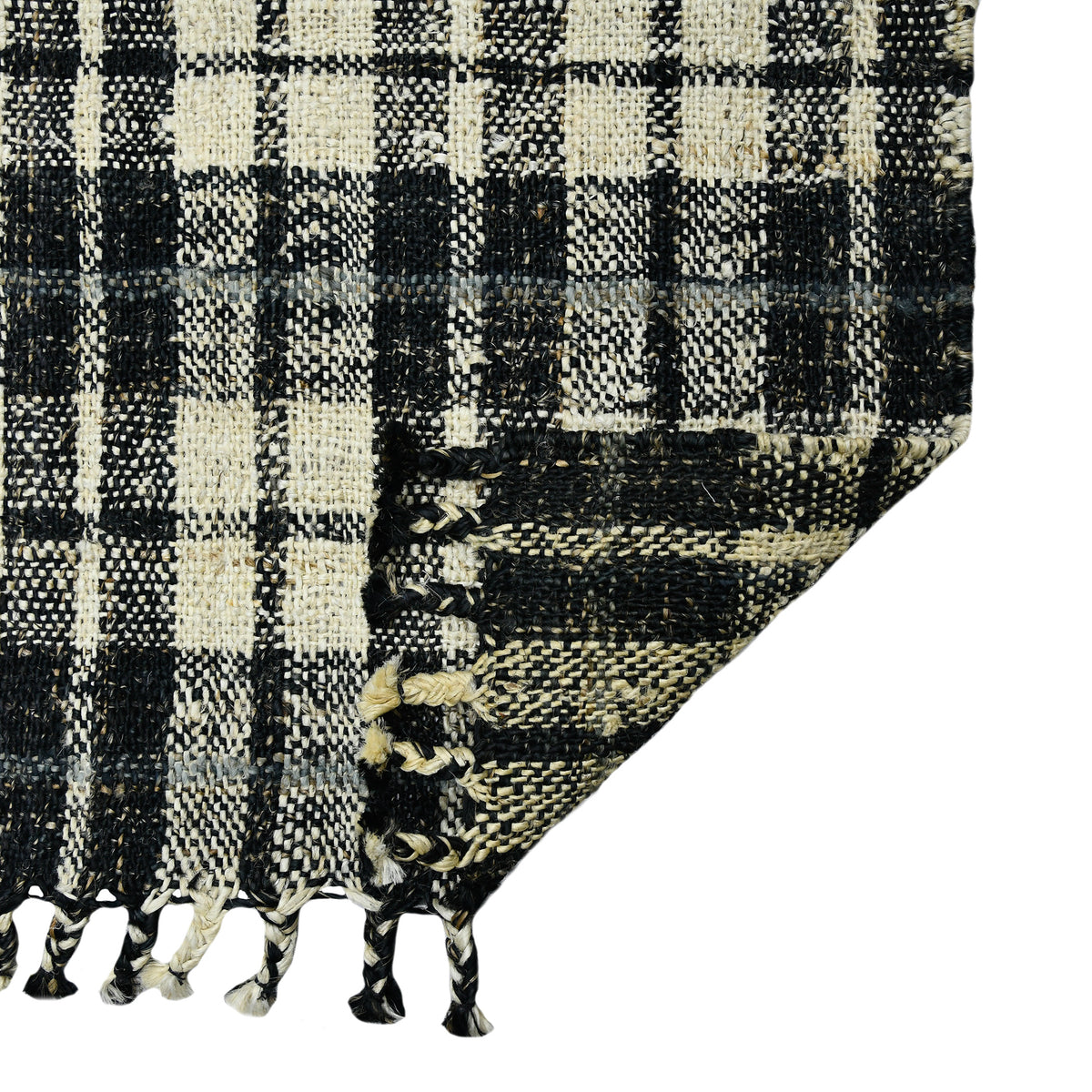 Amer Hampton HMP-2 Charcoal area rug - back view