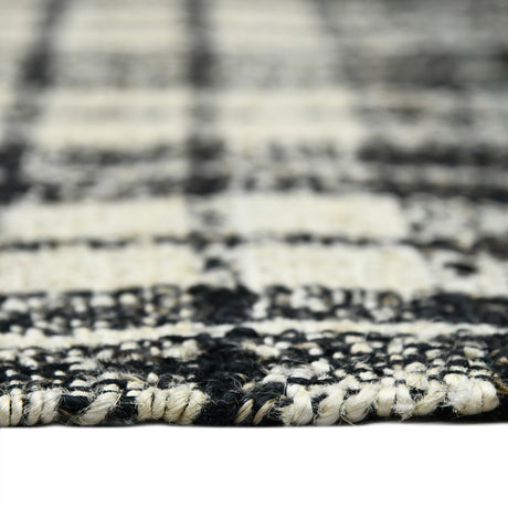 Amer Hampton HMP-2 Charcoal area rug - profile view