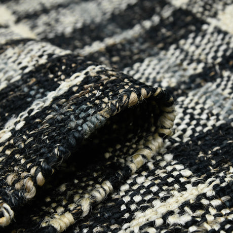 Amer Hampton HMP-2 Charcoal area rug - rolled view