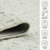Amer Houston HOU-1 Natural White area rug - infographic view