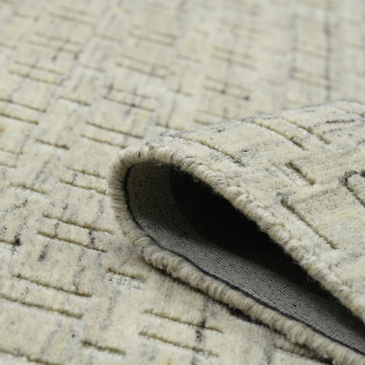 Amer Houston HOU-2 Beige area rug - rolled view