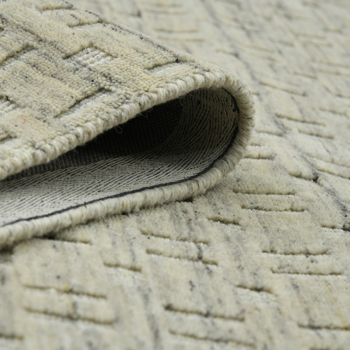 Amer Houston HOU-2 Beige area rug - rolled view