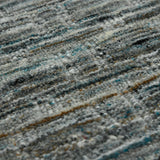 Amer Houston HOU-6 Turq Gray area rug - close-up view