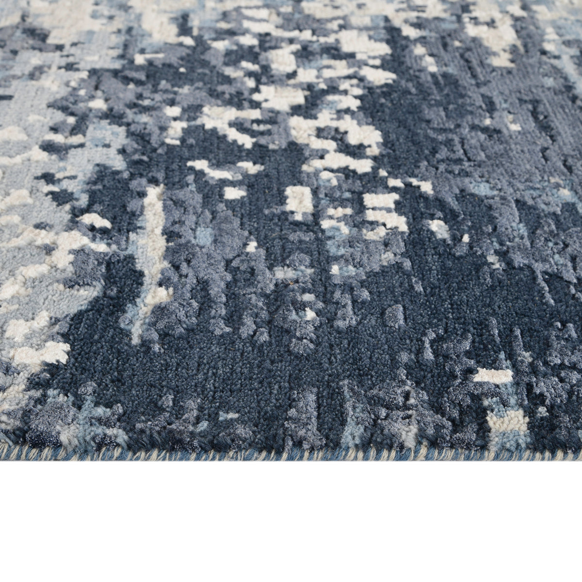 Amer Hermitage HRM-1 Blue Sapphire area rug - profile view